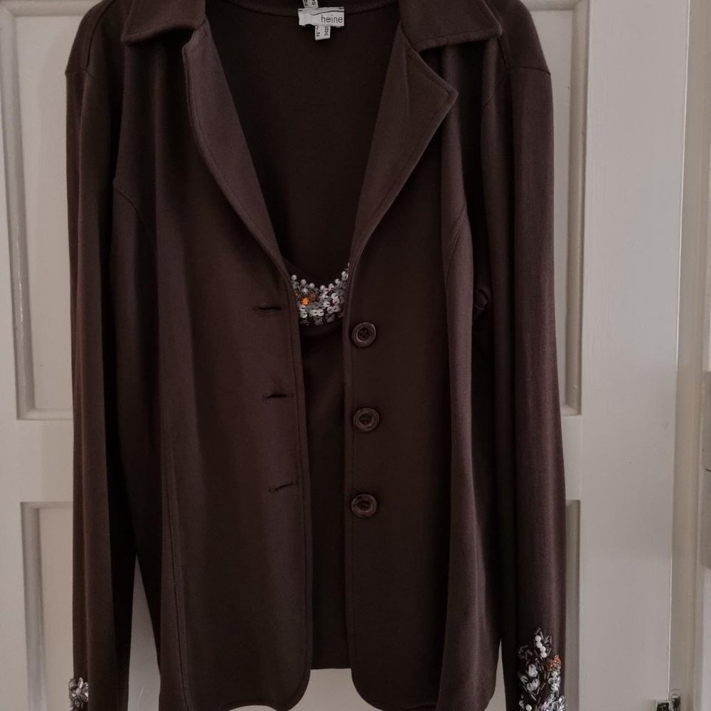 Womens Brown Suit